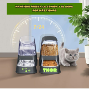 Conjunto de Comedero y Bebedero Mascotas