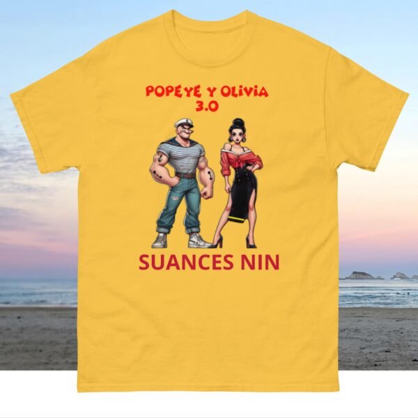 Camiseta Popeye y Olivia 3.0 Unisex - Imagen 5