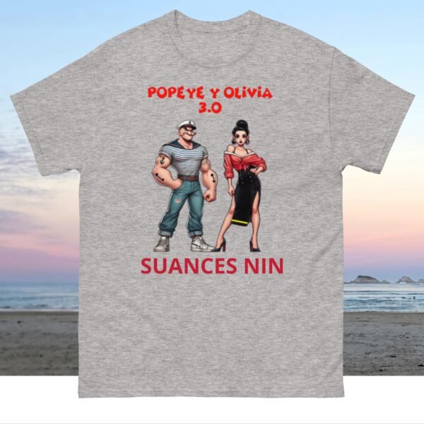 Camiseta Popeye y Olivia 3.0 Unisex - Imagen 2